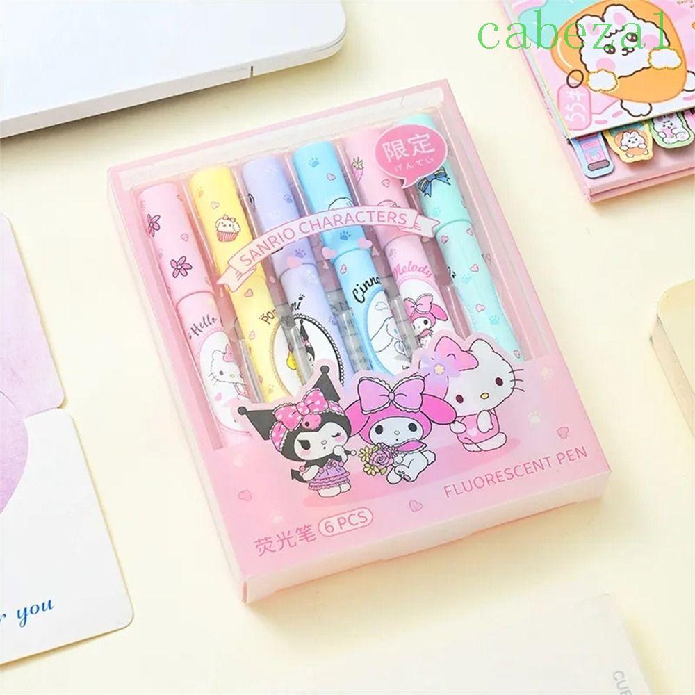 CABEZA Kuromi Marker Pen, Melody Graffiti Pen Anime Highlighter, Kawaii ...