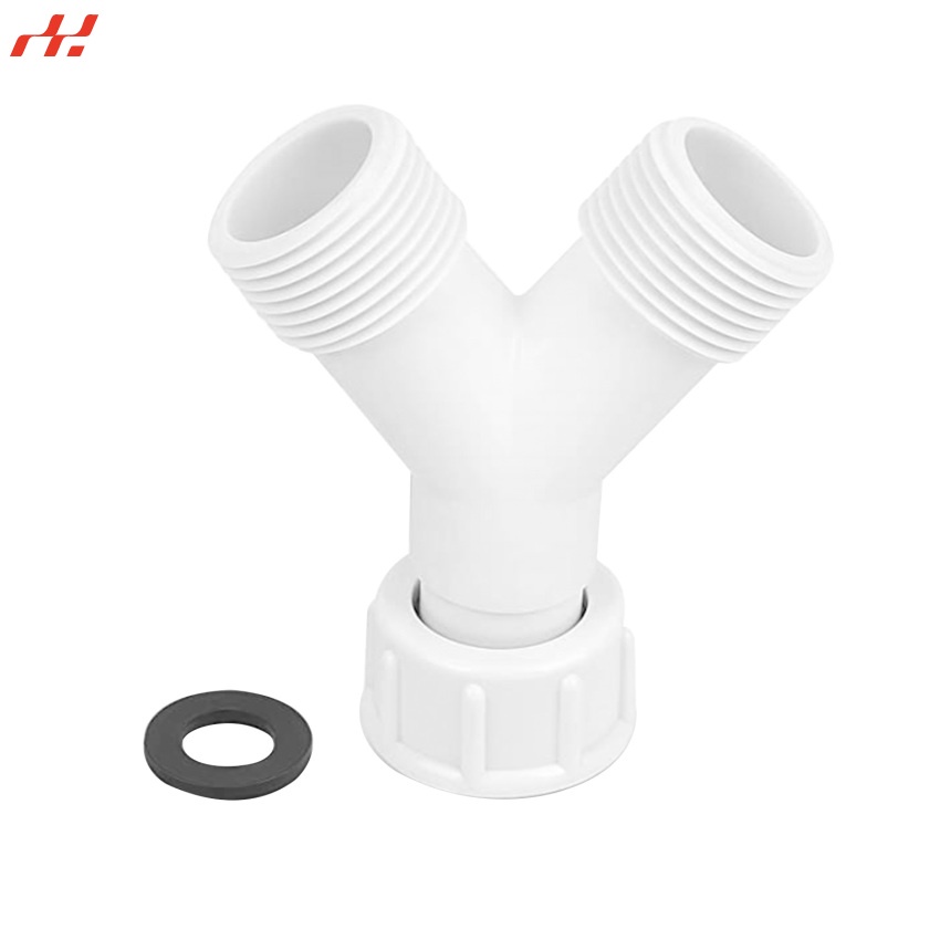 Washing machine Y type, plastic 3/4 hose connector, electrical inlet