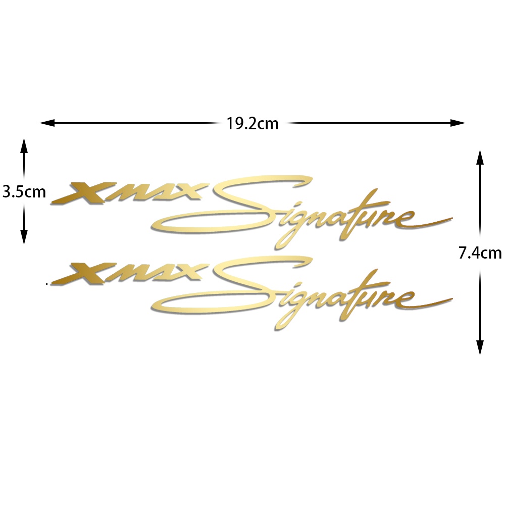 Yamaha XMAX Logo Emble Stickers Motorcycle Body Scooter Waterproof ...