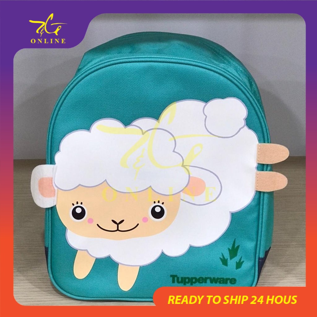 [Ready Stock] Limited Edition Tupperware Kids Backpack Set Green Kid ...