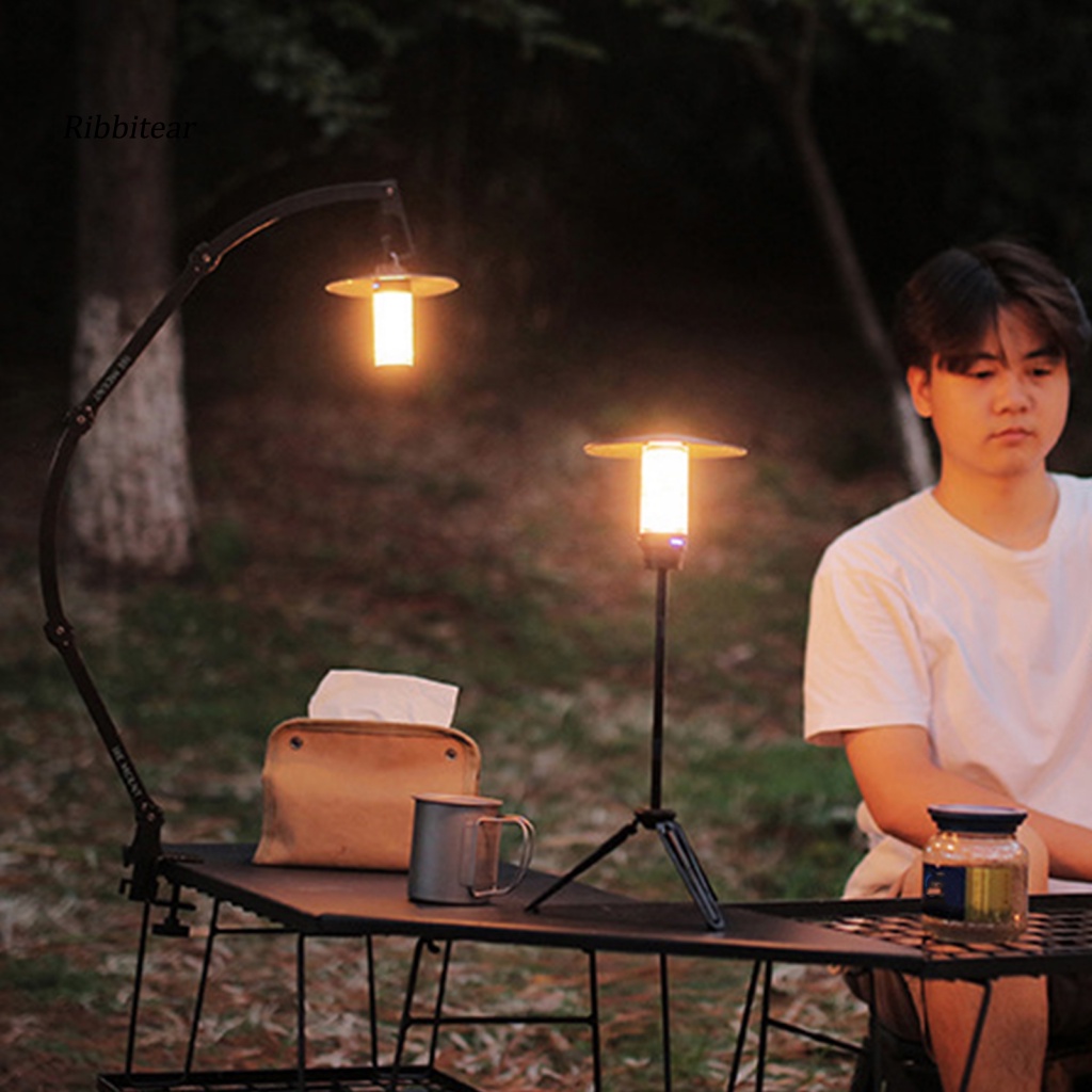 Folding Lantern Stand Pole Metal Lantern Stand Portable Adjustable Camping Lantern Stand