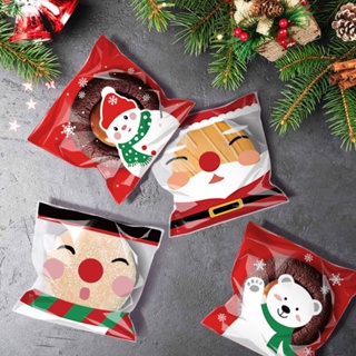 50pcs, Christmas Square Self-sealing Zipper Bags For Handmade Cookies,  Snowflake Pastries, Baking Packaging Bags And Storage Bags, Christmas  Decorations, Navidad, Unique Packaging Zip Lock Bag, Little Accessories  Party Gift Bag