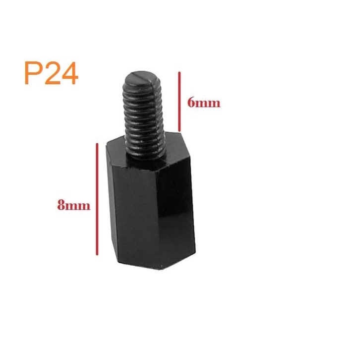 Spacer spaser Pillar 8mm M3 Thread 8mm PCB Fixed Nylon Hex RC arduino ...