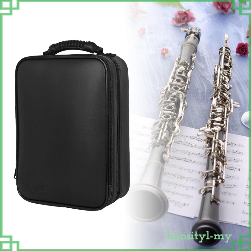 [BaositybfMY] Storage Case PU Leather Lightweight Handbag for Outdoor Shopee