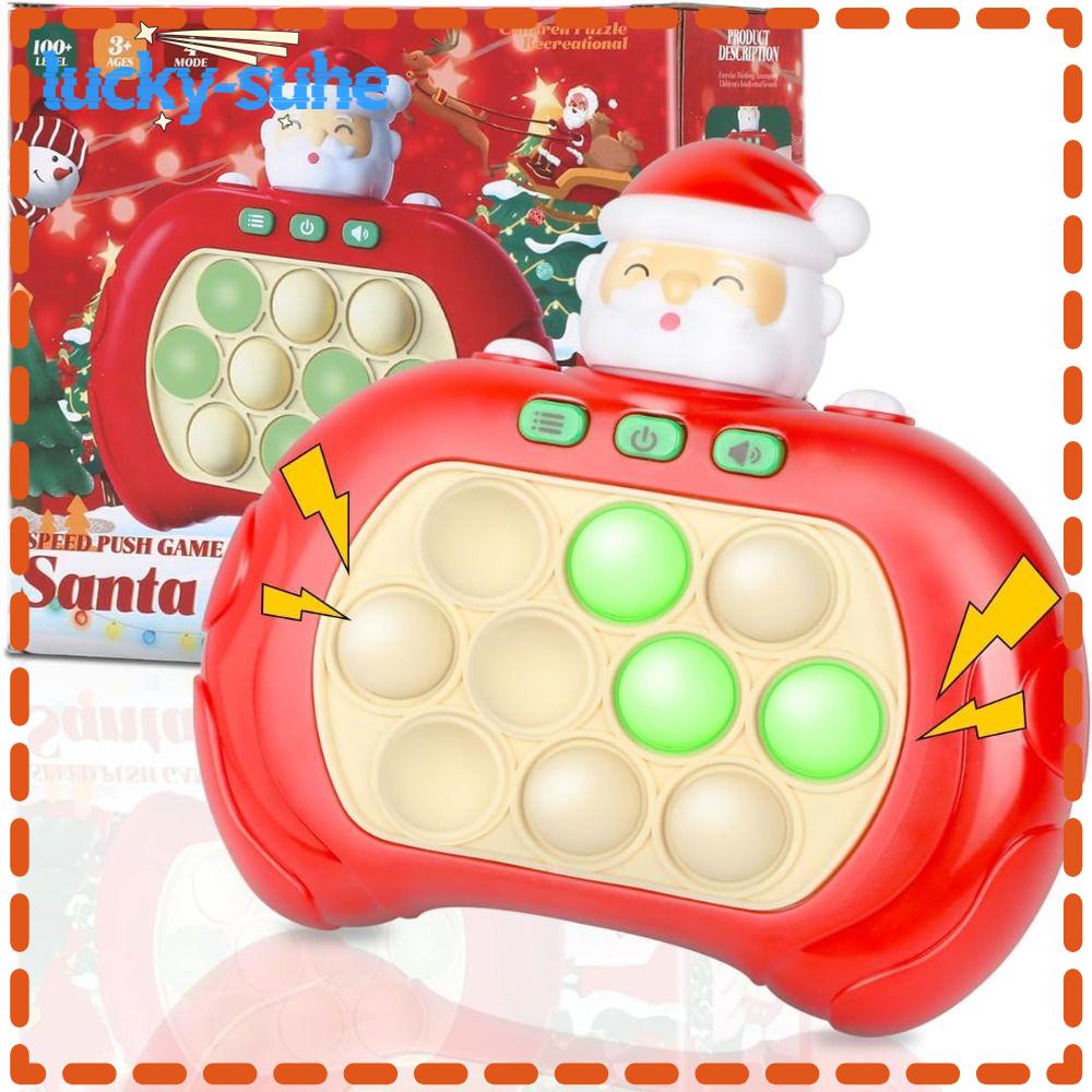 LUCKYSUHE Sensory Fidget Toy, Plastic Handheld Fast Push Game, Funny