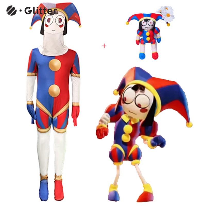 The Amazing Digital Circus For Girl Cosplay Costume Pomni Cartoon ...