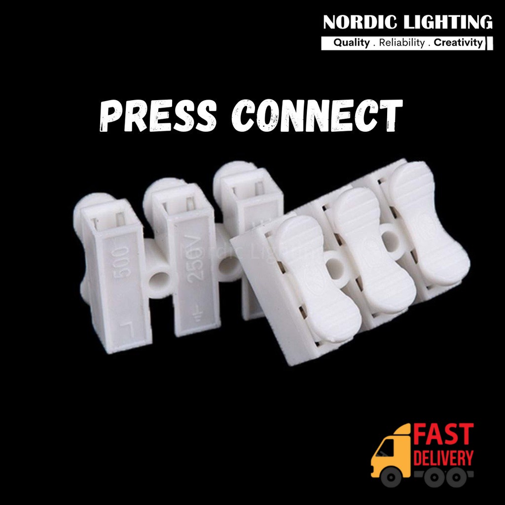 Nordic Lighting Connector Wire 20A 3 Pin Quick Splice Lock Wire