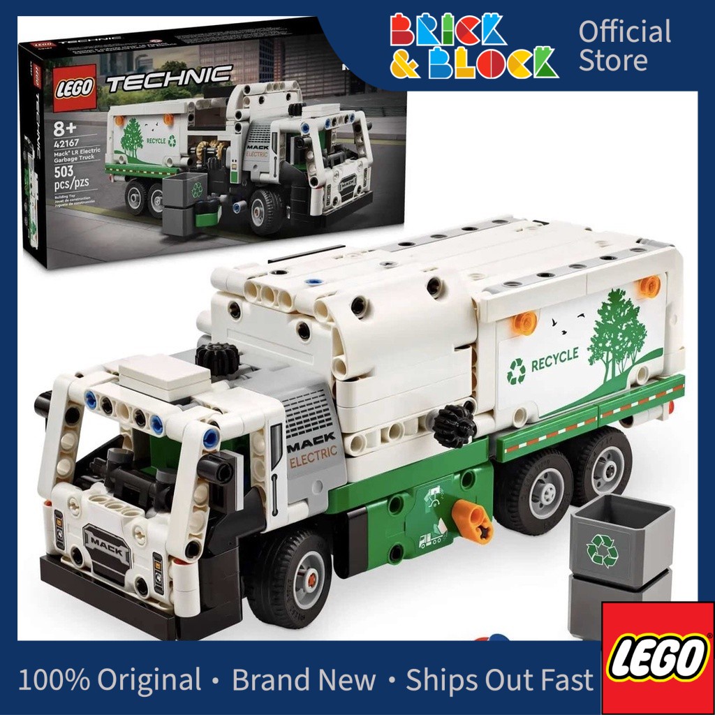 LEGO 42167 Mack LR Electric Garbage Truck LEGO Technic Shopee Malaysia