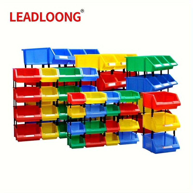 LEADLOONG Q1 Parts Bin 8pcs 180*180*80MM/7.1X7.1*3.1inch Plastic ...