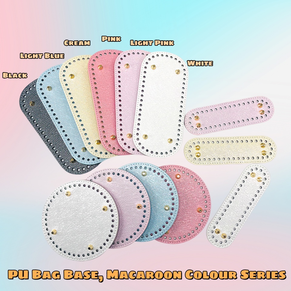 PU Bag Base with Stud/ Tapak Beg Kait/ Bag Bottom/ Leather Base ...