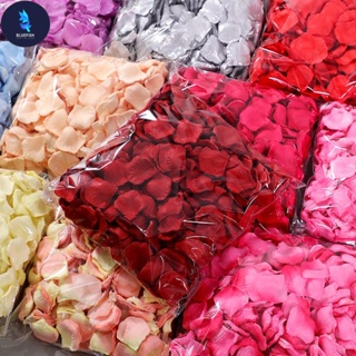100pcs/Lot Red Silk Flower Romantic Artificial Rose Petals for Wedding  Aisle, Party Favor & Table