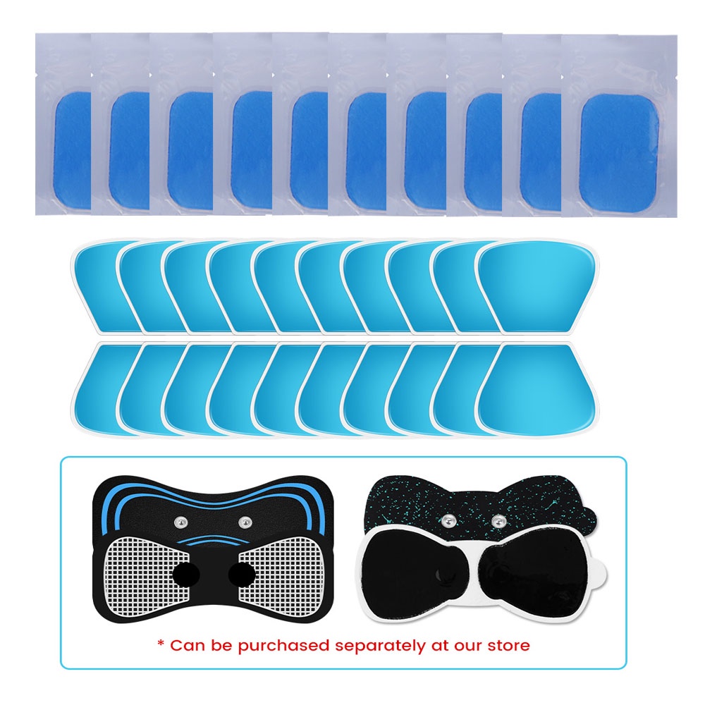 Gel Pads for EMS Neck Massager Replaceable Muscle Massager Sticker Gels ...