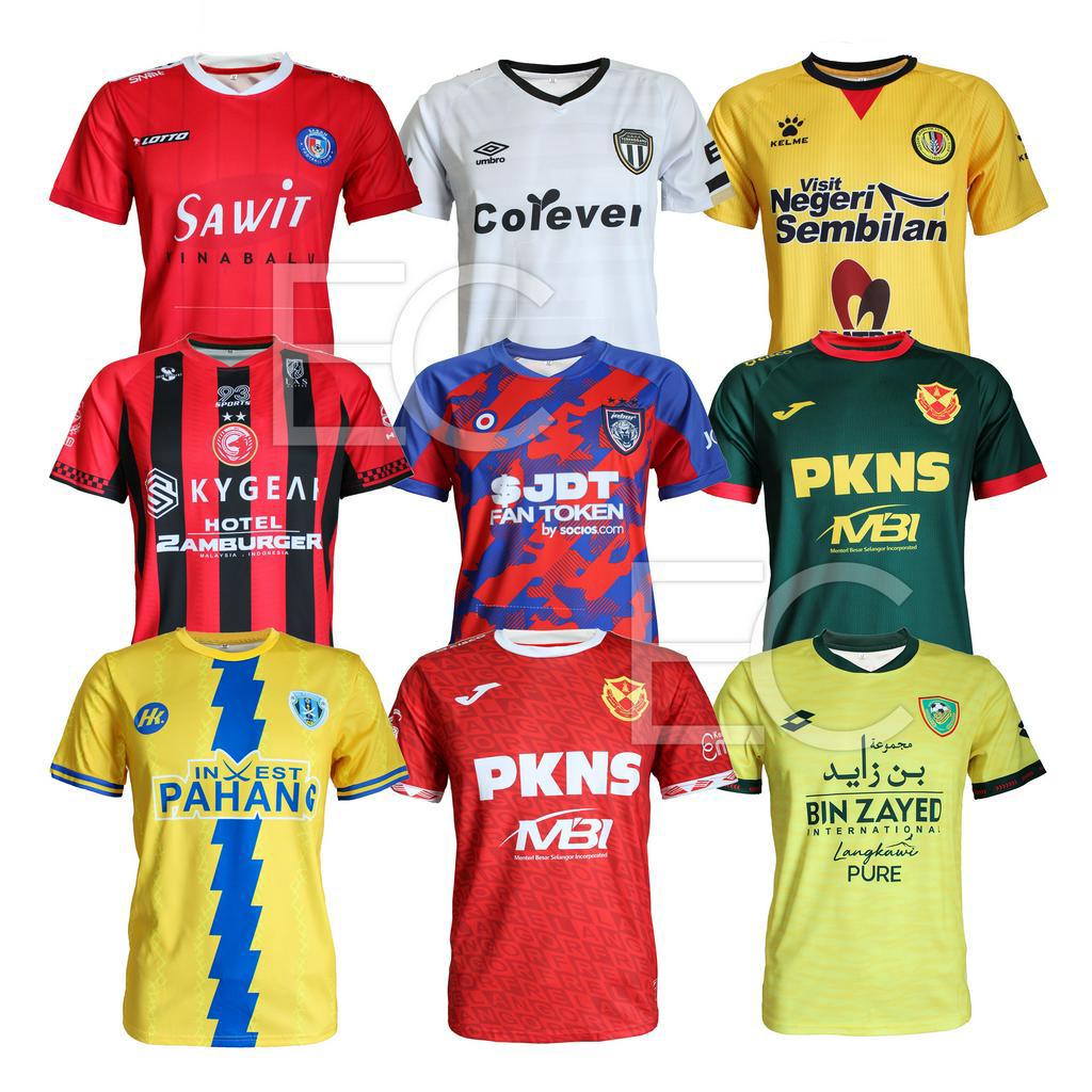 (HARGA BOOM) JERSEY NEGERI MALAYSIA HOME AWAY FOOTBALL CLUB DEWASA ...