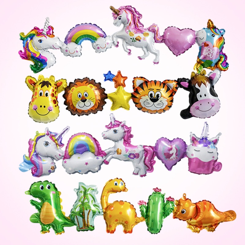 unicorn Conjoined lala Balloons Kids Party balloon decoration aluminum