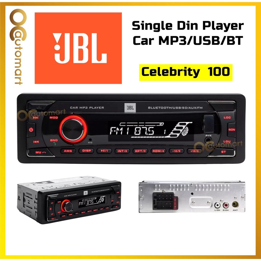 AUTORADIO JBL - CELEBRITY 100 - BT, USB, AUX, SD