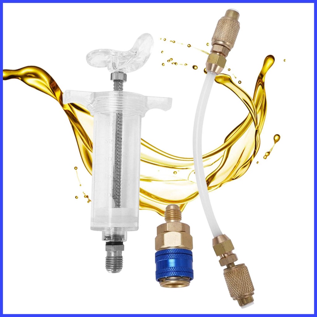 Oil Machine Oil Injector R134A Manual Oiling Machine with Straight Post ...