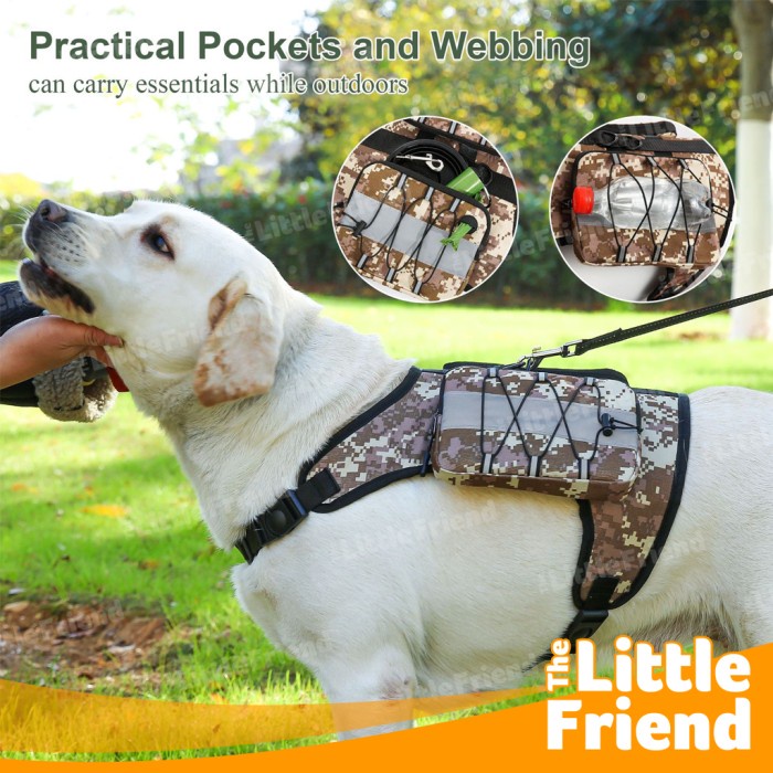 Chest Harness Tactical Vest Suit Big Dog Vest No Choke Big Size