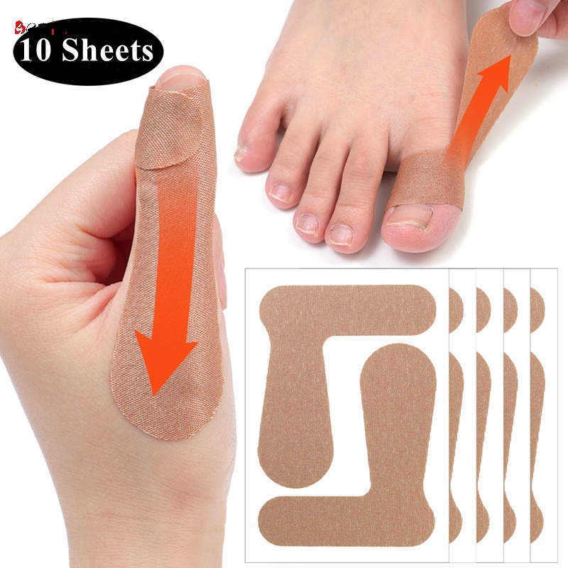 10Sheets Anti Rubbing Toe Patches Hallux Valgus Bunion Correction