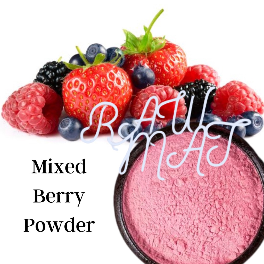 Mixed berry powder 30g - 250g Pure berries fruit powder blueberry ...