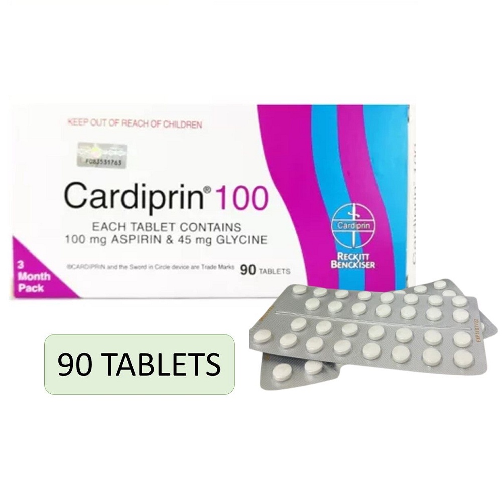 Cardiprin 100 (Contains 100mg Aspirin & 45 mg Glycine) | Shopee Malaysia