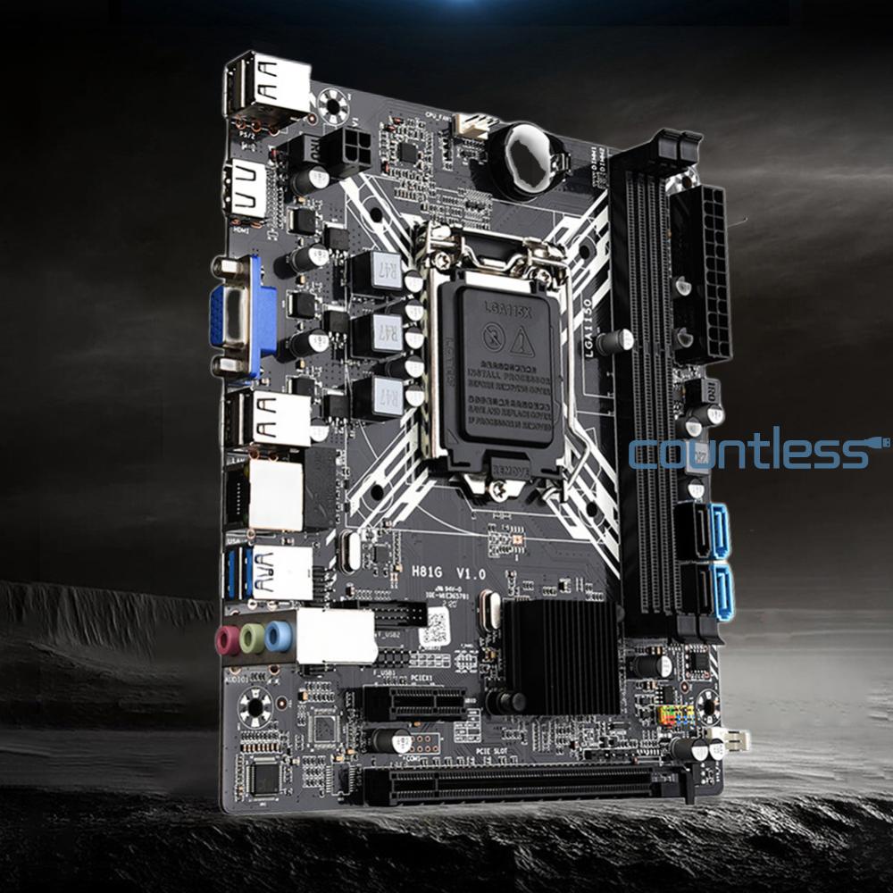 LGA1150 Motherboard Combo Kit VGA HDMI-Compatible HD Port Gaming ...