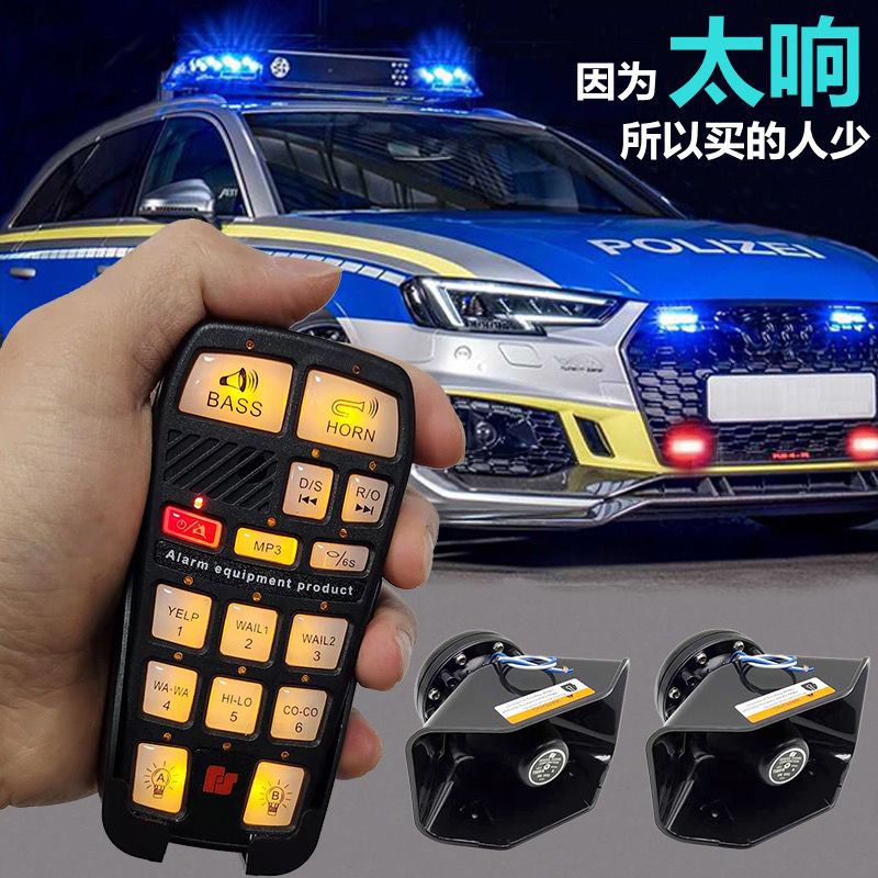 Car Alarm Shouting HighPitched Alarm Horn Ambulance Fire Rescue