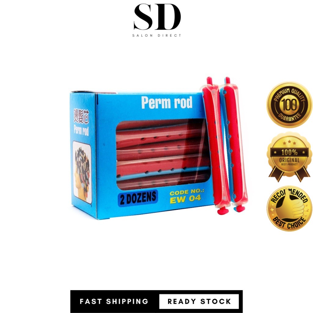EW-04 Perm Rod (BLUE/RED) - 24PCS (10mm x 93mm) (SD) | Shopee Malaysia