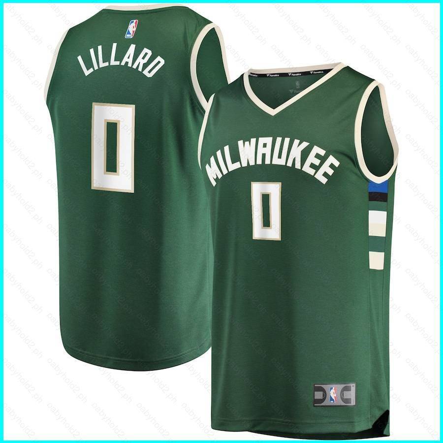 Jersey 20232024 NBA Milwaukee Bucks Damian Lillard Jersey Basketball