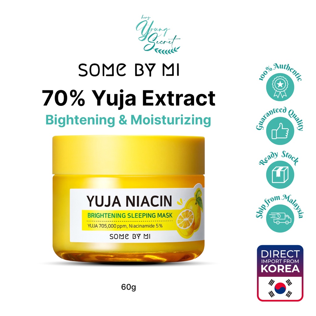Some By Mi Yuja Niacin 30 Days Miracle Brightening Sleeping Mask 60g
