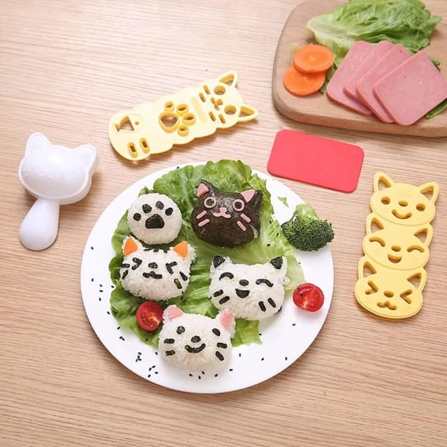 3D Bunny Onigiri Rice Ball & Nori Seaweed Press Cutter – Baby
