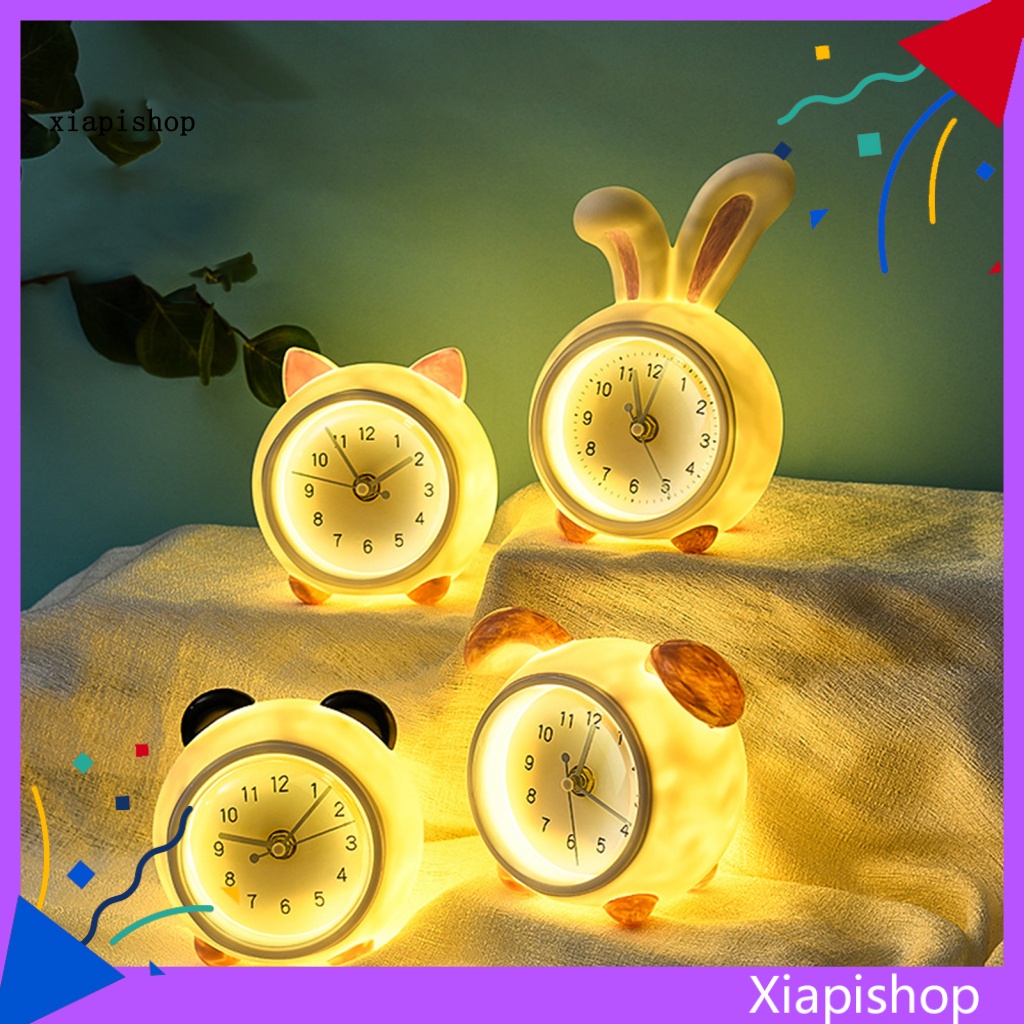 XPS Led Alarm Clock Battery Operated Clock Adorable Cartoon Clock with