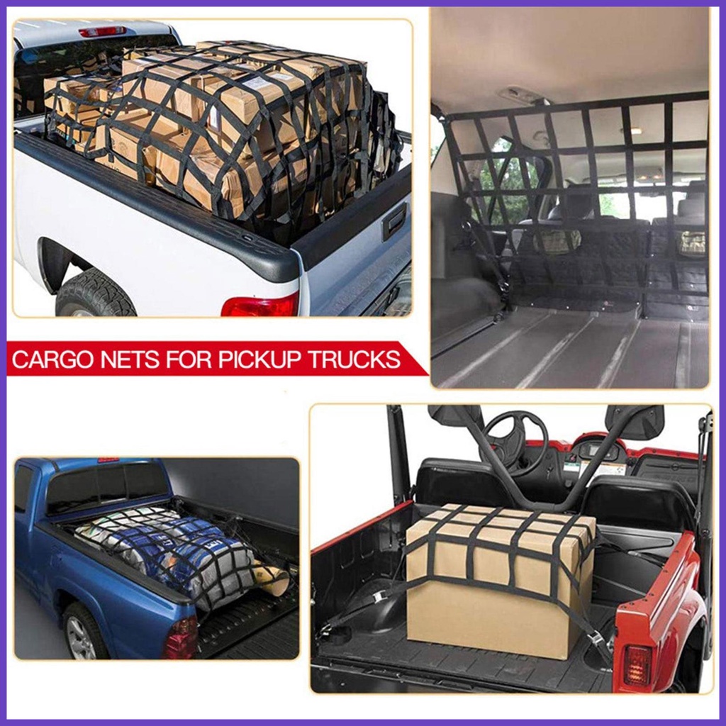 Cargo Bungee Net 4 x 4 Bungee Cargo Net For Truck Bed Truck Bed Cargo