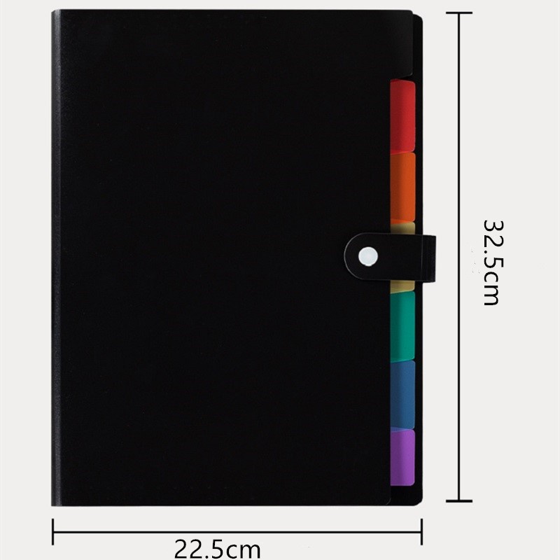 Accordion File Folder Organizer, 7 Pockets Expanding File Folder, A4 ...