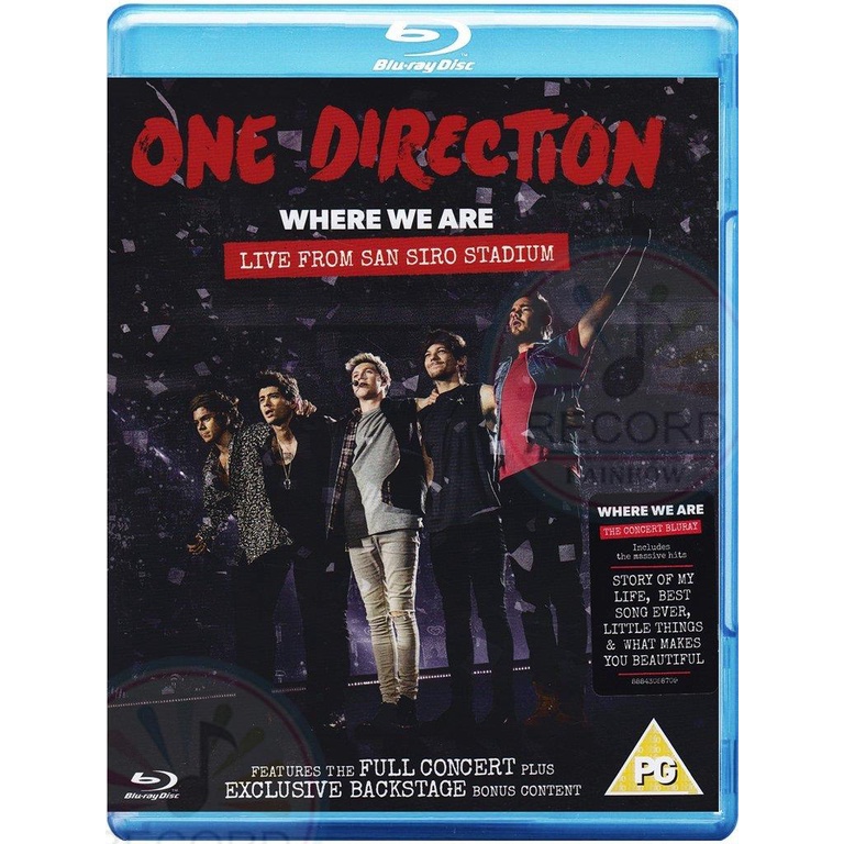 ONE DIRECTION Milan San Siro Stadium Concert Blu-ray 25G Album[Sealed ...