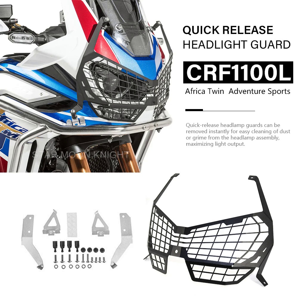Quick Release Headlight Protector Guard For Honda Africa Twin CRF 1100L