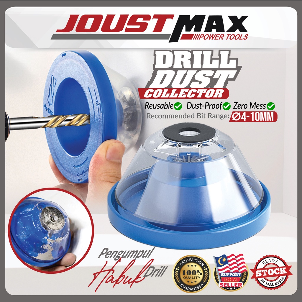 Dust Cover Drill Dust Collector Electric Drilling Dust Buster Non Slip ...