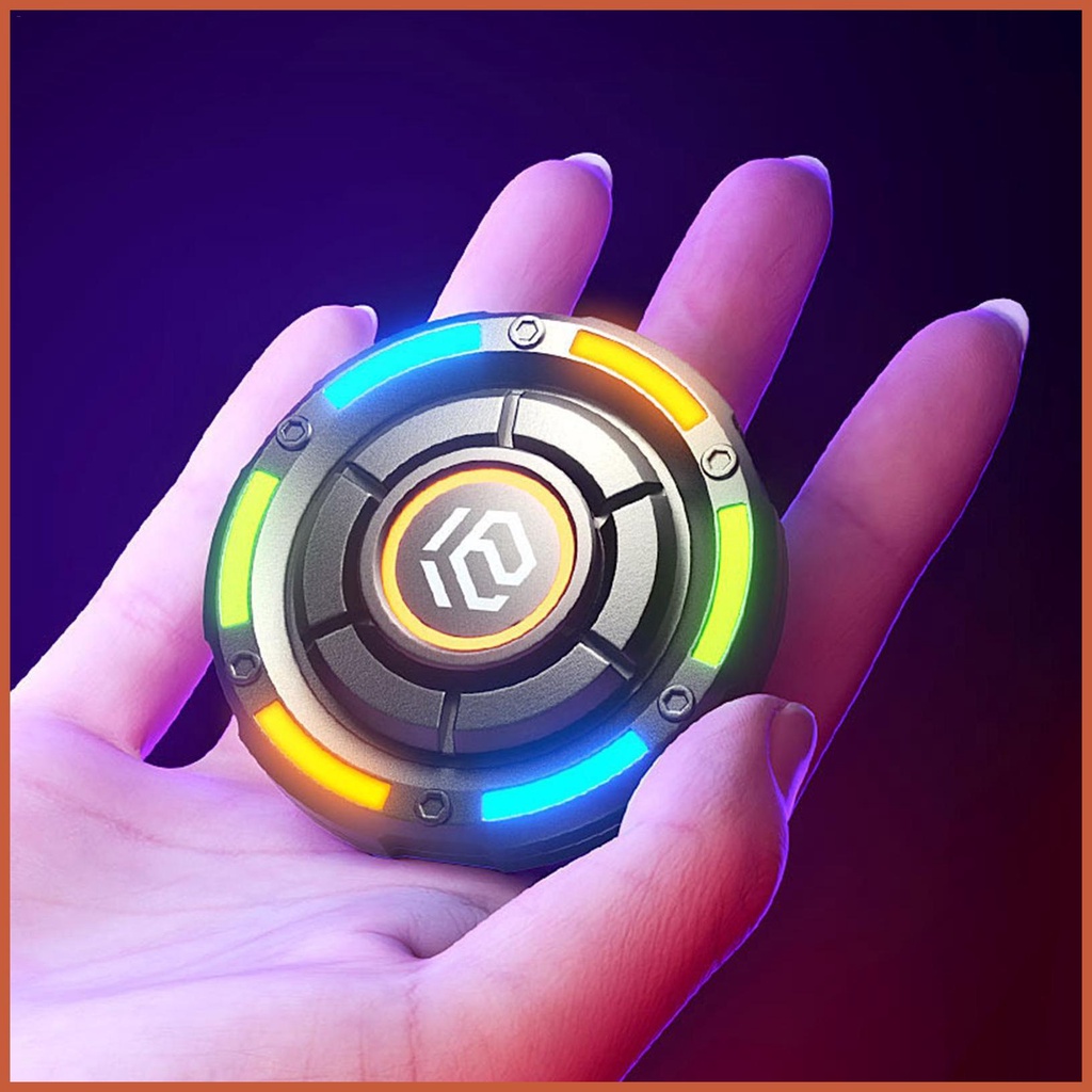 Lighted Fidget Spinner Ratchet Noise Fidget Toy Spinner Stylish Finger