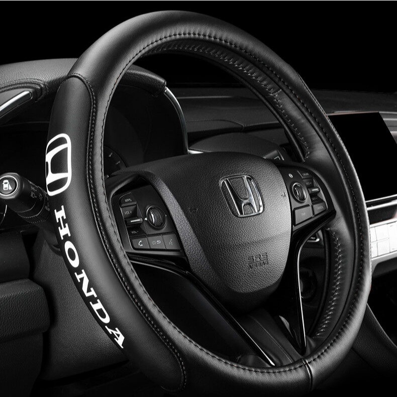 Leather steering wheel for Honda Crown Road URV ten civic CRV xrv EX5