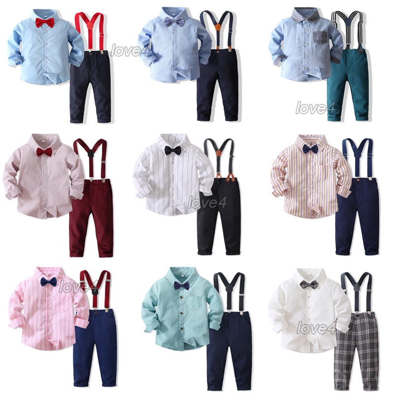 Christening Clothes for Baby Boy Gentleman Suits Set Boys Terno for