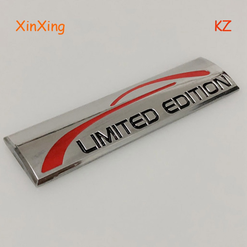 KZ 3D Metal LIMITED EDITION Logo Badge Emblem Car Rear Trunk Sticker