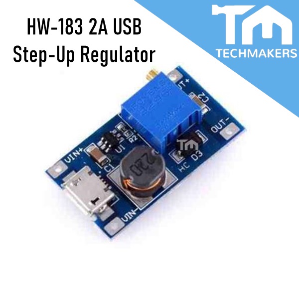 HW-183 2A USB Step-Up Regulator Stepup Boost Board DC Boost Module Car / Charging / USB / High Power Conversion Module