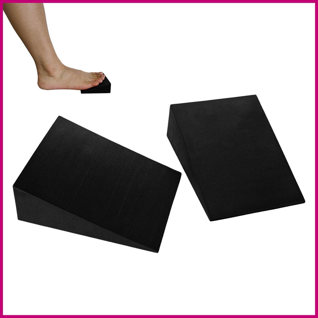 Yoga Blocks Foam Squat Wedge Block Calf Stretcher Slant Board Foot Stretch