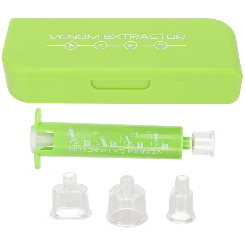 Bites Relief Suction Tool, Venom Extractor Suction Pump, Snake Bite Kit