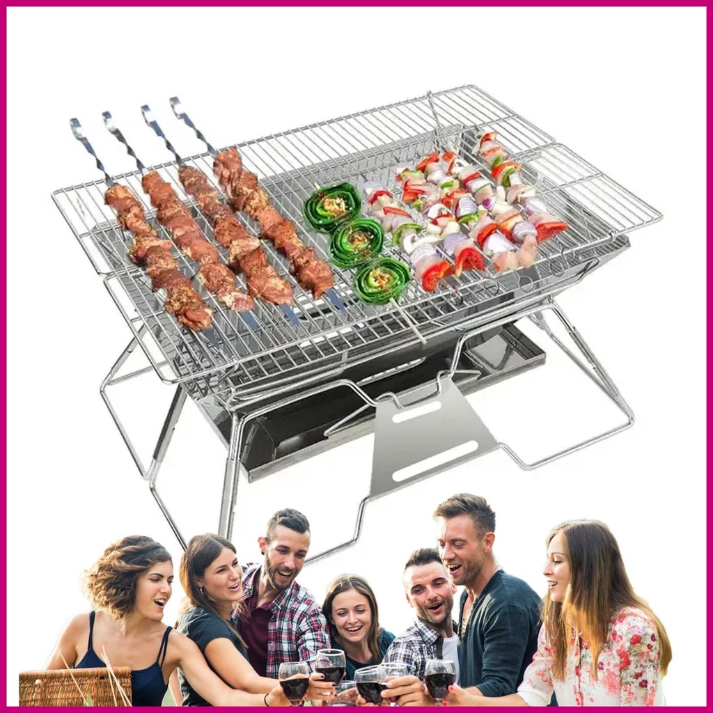 Folding Camping Wood Stove AntiRust Stove Burner Camping Wood Stove