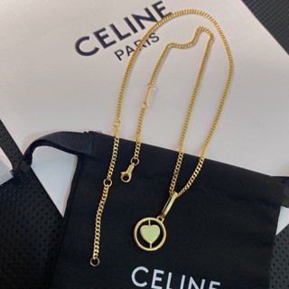 Celine letter hot sale necklace price