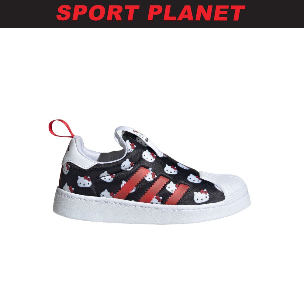 adidas Bunga Kid X Hello Kitty Superstar 360 Sneaker Shoe Kasut Budak  (GY9212) Sport Planet 62-06 | Shopee Malaysia