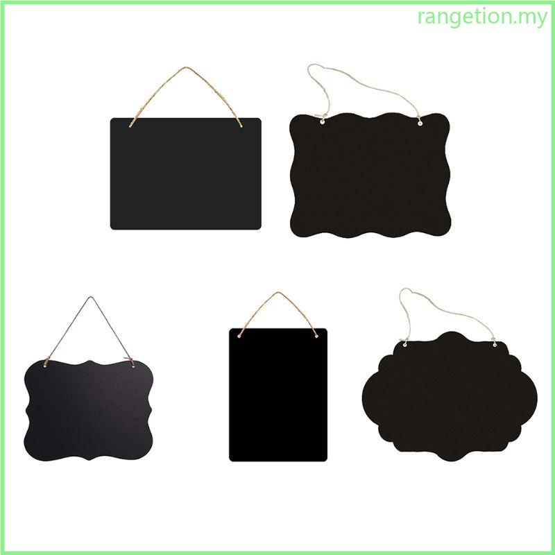 RAN Hanging Chalkboards Sign Double Sided Erasable Chalkboard Signs ...
