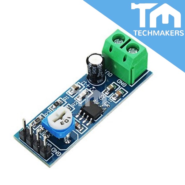 LM386 386 Power Audio / General Amplifier Module Amp Board 200x 200 Gain 5-12V Adjustable Resistance