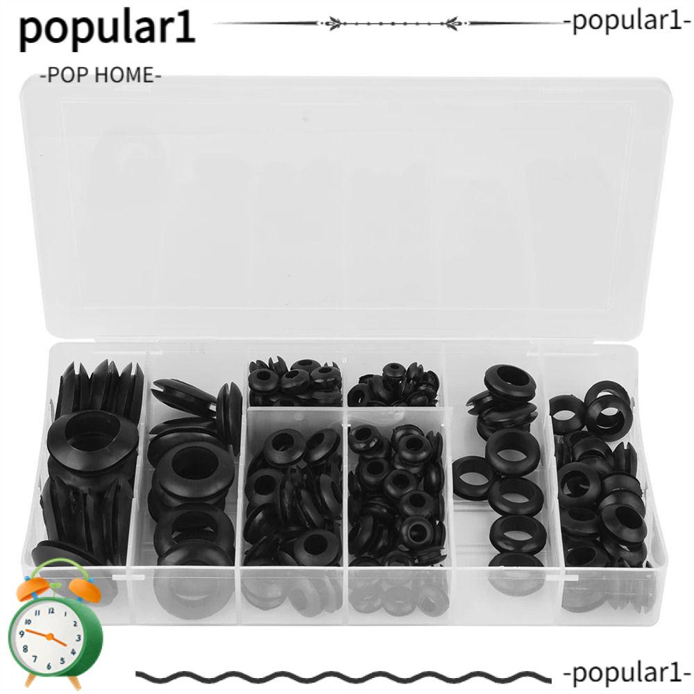 POP 200 Pcs Grommet Kits, 8 Sizes Hole Plugs Hole Rubber Grommet