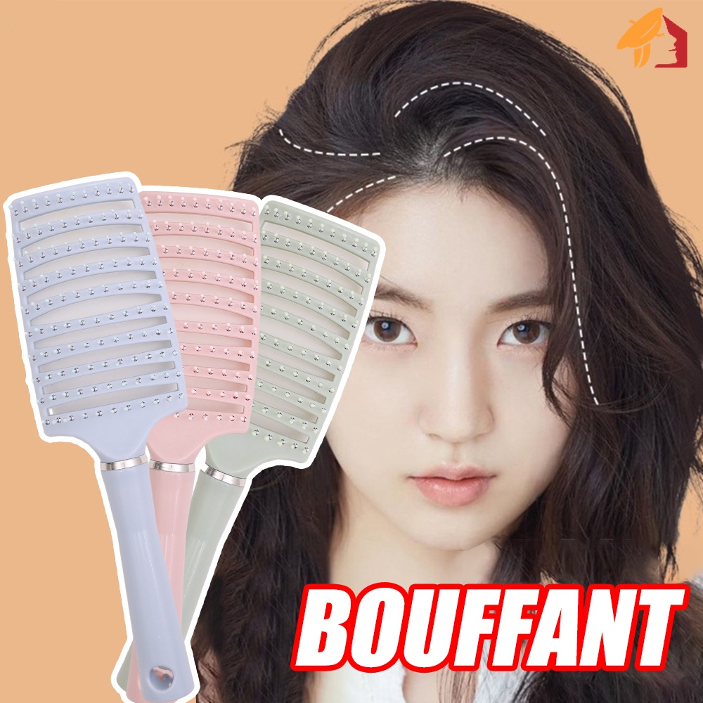 Creative Hollow Out Silicone Elastic Curly Hair Comb/ Daily Portable ...